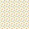 Fabric Poppie Cotton Multi Sugar Petals Flower Market by the Quarter Yard FM25413